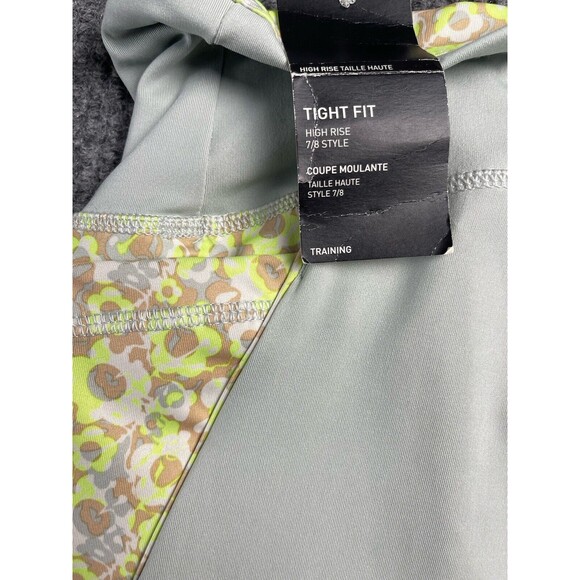 Adidas Optime Aeroready Training Tight Large High Rise 7/8 Wonder Silver NEW - Picture 7 of 11